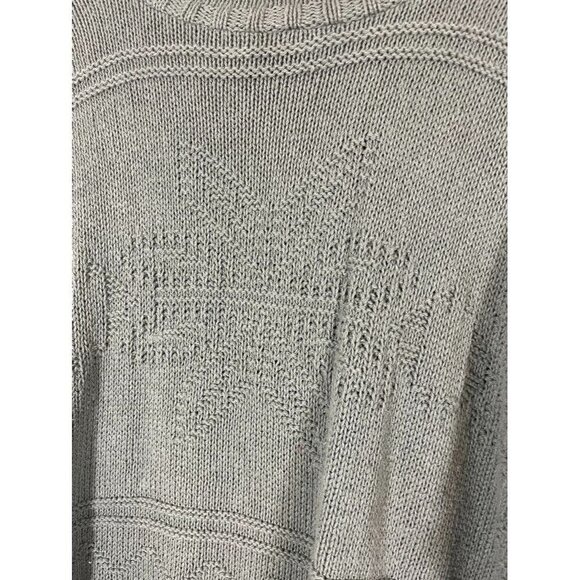 Retro Holiday Sweater Men 2X Green Snowflake Neutral Classic Festive Christmas - Picture 3 of 12